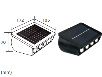 Veekindel välisseinavalgusti Solar